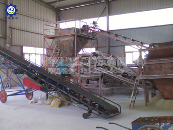 小型有機肥濕法造?，F(xiàn)場