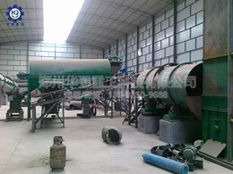 新型有機肥濕法造?，F(xiàn)場